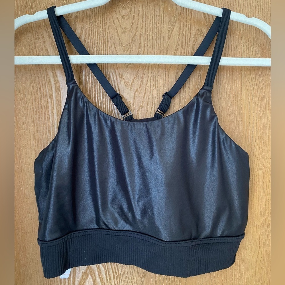 Cacique 2X Women's Black Coated Bralette